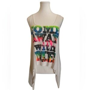 Tres Bien EUC White Tank Top